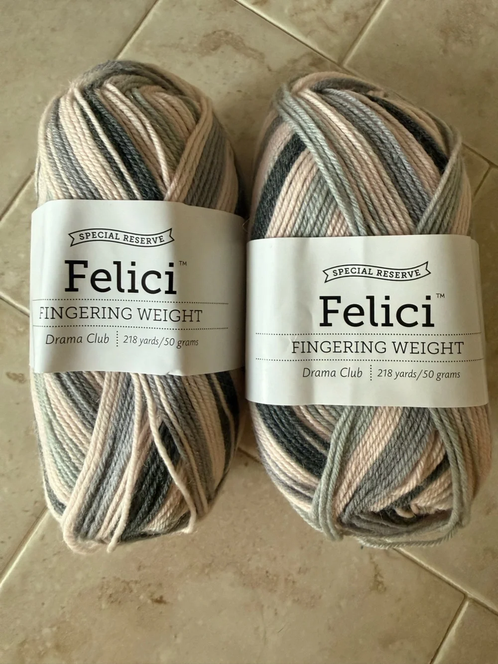 Felici Fingering Weight Yarn in Soft Pastel Multi (Special Reserve) - Drama Club